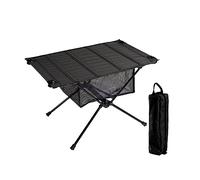GGYTMQL Mesa de Comedor Plegable Mesas turísticas de aleación de Aluminio para Viajes Picnic Ultralight al Aire Libre Table Plegable Oxford Table de Campamento portátil (Color: caki)