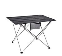 GGYTMQL Mesa de Comedor Plegable ultraligría Senderismo de Aluminio Escalas de Picnic Plegable mesas de Campamento al Aire Libre/Aire de Piel Plegable de Piel Plegable (Color: 1pcs Mesa)