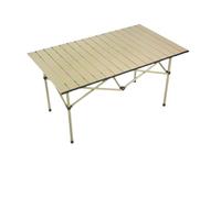 GGYTMQL Mesas portátiles Plegables al Aire Libre Tablas y Aires Plegables Picnic de Campamento portátil Picnic Equipo Esencial de Equipos, Beige Grande