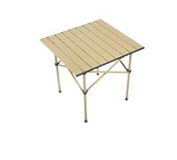GGYTMQL Mesas portátiles Plegables al Aire Libre Tablas y Aires Plegables Picnic Picnic Camping Picnic Set, Beige Small