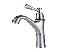 GGYTMQL Mezcladora de lavadora de baño de baño antigua V-Intage mezclador de lavabo gourmet batidora gourmet de agua fría y caliente grifo de latón cepillado negro, belleza del grifo del fregadero de
