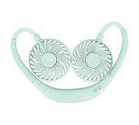 GGYTMQL Mini Ventilador de Cuello Colgante portátil, Mini Ventilador de Cuello Colgante Ventilador portátil Portable Cargo Múte Smute Small Creative Regalo Creativo para Amigos y colegas-bi