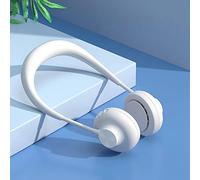 GGYTMQL Mini Ventilador de Cuello Colgante portátil, Ventilador de Cuello Colgante Deportes al Aire Libre Perezoso portátil Mini Cuello Colgante Ventilador Plegable Ventilador USB (Blanco)