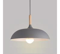 GGYTMQL - Minimalista Metal Color Chandelier Restaurante de Aluminio Lámpara de Aluminio Decoración de iluminación de Techo de Estilo Industrial (Azul, 40 cm)