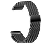 GGYTMQL Mira correas de lujo universal bucle de acero inoxidable bandas de correa de vigilancia 18/20/22 mm Reemplazo de banda de vigilancia para Gear S3
