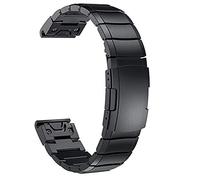 GGYTMQL Mira la banda de correa de acero inoxidable de reloj para Fenix 5x 5s 5x 5s más Vivoactive3 para la banda para la banda de reloj de metal