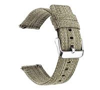 GGYTMQL Mira la correa de 22 mm de 20 mm Corcha de reloj de nylon 22 mm de liberación rápida Banda de vigilancia 18 mm (gris, 24 mm)