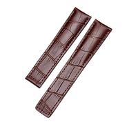 GGYTMQL Mira la correa de cuero genuino de 20 mm 22 mm para bandas de relojes Banda de relojes de pulsera para hombres