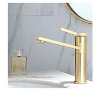 GGYTMQL Negro cuenca grifos baño lavabo mezclador grifo baño recipiente lavabo mezclador agua grifo caliente y fría mezclador oro rosa (oro rosa)