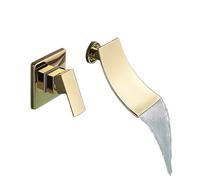 GGYTMQL Negro cuenca grifos baño lavabo mezclador grifo baño recipiente lavabo mezclador agua grifo caliente y fría mezclador oro rosa (oro rosa)