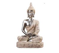 GGYTMQL Ornamento de jardín 16 Estatua de Estilo de Estilo Naturaleza de Arenisca Buda Buda Fengshui Figurina Meditación en Miniatura Decoración del hogar 3