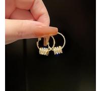 GGYTMQL Pendientes de Borde de Temperamento Regalos de joyería Larga y Completa