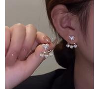 GGYTMQL Pendientes de Borla de Perlas para Mujeres Pendientes de Diez ringodos Joyas de Boda Cumpleaños s