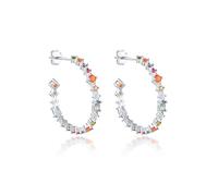 GGYTMQL Pendientes de circón Coloridos Pendientes de sementales para Mujeres Perces Pendientes de joyería