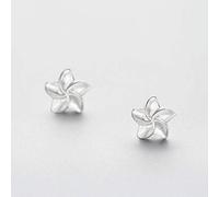 GGYTMQL Pendientes para Mujeres, aretes, Mujeres, Moda Simple, Flores Silvestres, aretes Huecos, Joyas pequeñas, aretes esterlinas,