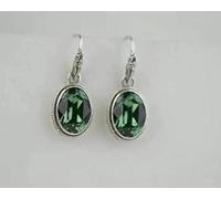 GGYTMQL Pendientes para Mujeres, Pendientes de oído de Estilo Chino S925 Pendientes de Cristal Vintage Vintage en Azul