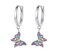 GGYTMQL Pendientes, Pendientes para Mujeres, Coloridos Pendientes de Mariposa