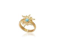 GGYTMQL Productos de niñas Anillos Anillo Joyería Mujeres Hombres Vintage Opal Lotus Anillos para mujeres Anillo de bodas Rings Gothic Gifts