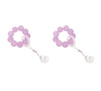 GGYTMQL Productos de niñas Pulseras retorcidas de mano anillo Rosario Bead para mujeres Joyas de oración Joyería Regalos de vidrio