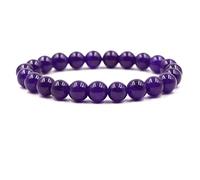 GGYTMQL Pulsera de Lava de Aceite Esencial para Mujeres, Pulsera de Piedra de 10 mm para Mujeres Pulseras estiradas de 19 cm