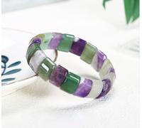 GGYTMQL Pulsera de piedra preciosa de la joyería de encanto, pulseras con cuentas de amatista de la amatista de la aventurina.