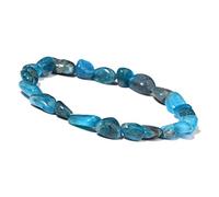 GGYTMQL Pulsera de piedra preciosa de la joyería de encanto, pulseras con cuentas de cuentas de color de piedra gris irregular natural brazalete