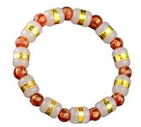 GGYTMQL Pulsera de Piedra Preciosa Natural, Pulsera hetiana Jade Jade Natural Jade Agate pulsra Mantra Cuentas Gemstone Reiki curación de Chakra Amuleto