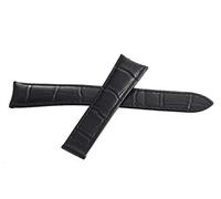 GGYTMQL Raymond Weil 20 mm Strap de banda de reloj de cuero negro v3.17