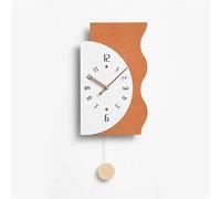 GGYTMQL Reloj de Pared sin Reloj Reloj Sala de Estar Moderna Atmósfera Simple Restaurante Reloj Decorativo Atmósfera Creativa Personalizada Decoración de Reloj de Pared (Color: A)