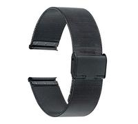 GGYTMQL Reloj Strap Universal Watchband de 16 mm 18 mm 20 mm 22 mm 24 mm Enlace de banda de acero inoxidable de acero inoxidable Pulsera de oro de color rojo rosa negro