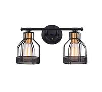 GGYTMQL Sala de Estar Creativa de la lámpara de Pared Interior, luz de Pared de Estilo Industrial Retro, Apliques de Pared de iluminación de Hierro en el Pasillo, para Apliques nórdicos montado en la
