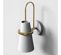 GGYTMQL Sala de Estar Minimalista Apliques de Pared. Decoración del hogar Factura de iluminación de Pared de Moda, Tono de luz de Montaje en la Pared del Pasillo de Metal Negro, para el Pasillo de