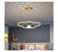GGYTMQL - Sala de Estudio LED de Dibujos Animados Modernos Sala de Estar de la Sala de Estar del Dormitorio Principal de la Sala Decorativa de iluminación (Azul, A60 cm)
