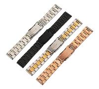 GGYTMQL Solid Full de acero inoxidable Reloj Whelpats Women Straps Accesorios para hombres 16 18 20 22 24 26 28 30 mmmm