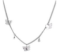 GGYTMQL Tassel Crystal Butterfly Bead Charm Collar Collar para Mujeres Joyas de Boda Collar de Gargantilla