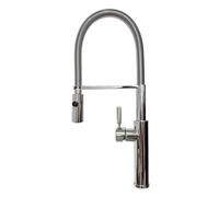 GGYTMQL Tres de latón de tres funciones de tres funciones de agua fría y caliente de agua fría Cocina de encimera montado en la mezcla de grifo de la batería (negro-01)