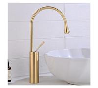 GGYTMQL Tres de latón de tres funciones de tres funciones de agua fría y caliente de agua fría Cocina de encimera montado en la mezcla de grifo de la batería (negro-01)