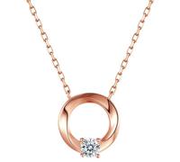 GGYTMQL Una Cadena de clavícula de Plata de circonio S925 Mujeres de Collar exquisitas de Moda Creativa romántica