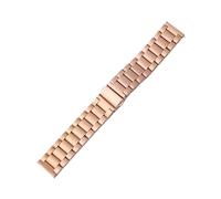 GGYTMQL Unisex 20 mm 22 mm Banda de metal de acero inoxidable de liberación rápida adecuada para relojes tradicionales Smart Watch Bands