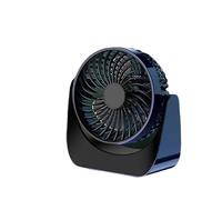 GGYTMQL Ventilador de Escritorio Mini Ventilador USB Turbo Electric Ventilador silencioso Dormitorio portátil Pequeño electrodoméstico Viento Fuerte Ventiladores de Ventiladores pequeños (Color: Azul
