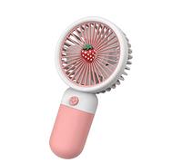 GGYTMQL Ventilador de Ventilador pequeño USB con Soporte portátil Mini de Bolsillo de Bolsillo Ventilador eléctrico Ventilador de Aire (Color: Aguacate)