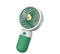 GGYTMQL Ventilador de Ventilador pequeño USB con Soporte portátil Mini de Bolsillo de Bolsillo Ventilador eléctrico Ventilador de Aire (Color: Aguacate)