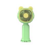 GGYTMQL Ventilador portátil Hands Enfriamiento Personal Mini Ventilador de Viajes para Acampar al Aire Libre USB de 1 Velocidad de 1 Velocidad (Color: Verde)