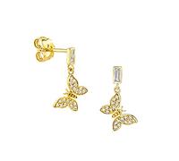 GGYTMQL Y pequeños Pendientes de Mariposas para Mujeres perforando Pendientes de Joyas de Arete