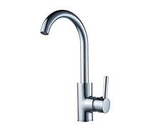 GGYTMQL Zedaro All-Copper Kitchen Freucet Cocina giratoria Rotaria All-Copper Fregador de la cocina Fregadero del plato frío y plato caliente del grifo de la batidora de agua