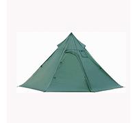 GGZONE Carpa Camping al Aire Libre Un Dormitorio y una Sala de Estar Mosquito de Verano de Doble Capa y Calor de Invierno con Boca de Chimenea Tienda de campaña Pyramid Camp Beautiful Scenery
