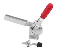 GH~12132 Abrazadera De Palanca Manual Abrazadera De Palanca Horizontal De Liberación Rápida Con Punta De Presión De Goma, Abrazadera De Palanca Carga De Bloqueo Fijo 227 Kg/500 Lb Herramienta Manual