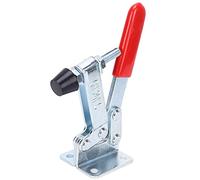 GH~201~C Abrazadera de Palanca Manual Abrazadera de Palanca Horizontal de Liberación Rápida con Punta ce Presión ce Goma, Abrazadera ce Palanca Carga ce Bloqueo Fijo 182 Kg/401,2 LB Herramienta Manual