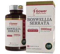 GH Boswellia Serrata en Cápsulas de 2000mg de Alta Potencia | Extracto de Boswellia 5:1 | 240 Cápsulas Veganas | Suplemento de Incienso de Serrata | Sin OMG ni Gluten | Fabricado en el Reino Unido