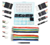 GH Conectores a Dupont 2.54 Kit de cables y conectores preengarzados compatibles con JST GH de 1,25 mm para Pixhawk Cube 6C 6X Pixhawk4 20 cm alambre de silicona